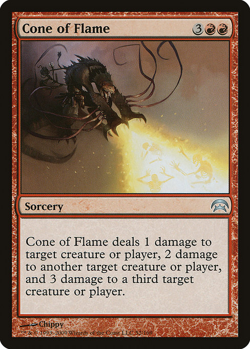 Magic the Gathering Card - Cone of Flame - MTG Circle