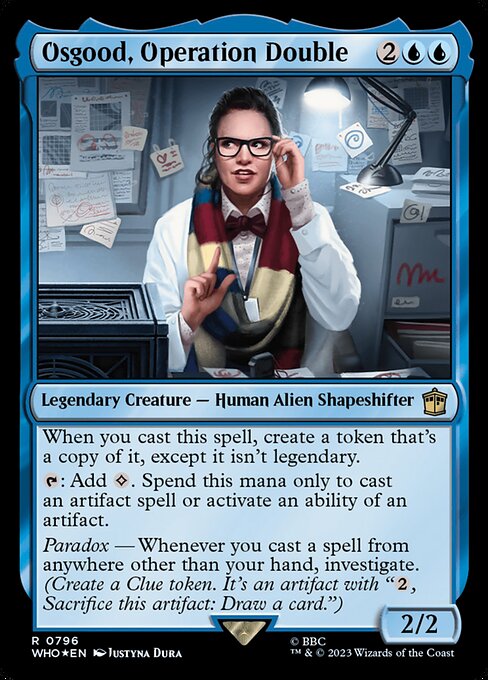 Magic the Gathering Card - Osgood, Operation Double - MTG Circle