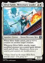 Magic the Gathering Card - Silver Sable, Mercenary Leader - MTG Circle