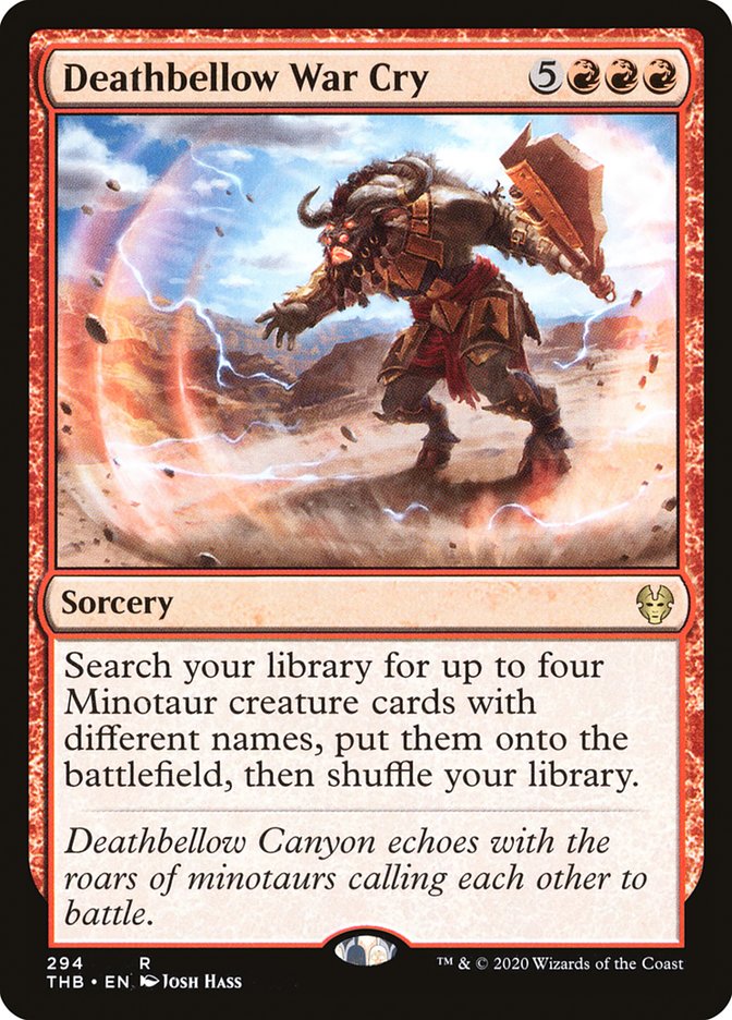 Magic the Gathering Card - Deathbellow War Cry - MTG Circle