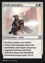 Magic the Gathering Card - Faith Unbroken - MTG Circle