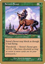 Magic the Gathering Card - Seton's Scout - MTG Circle