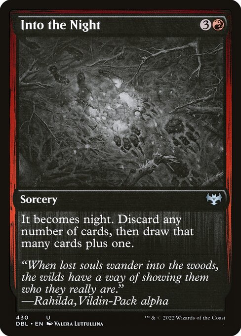 Magic the Gathering Card - Into the Night - MTG Circle