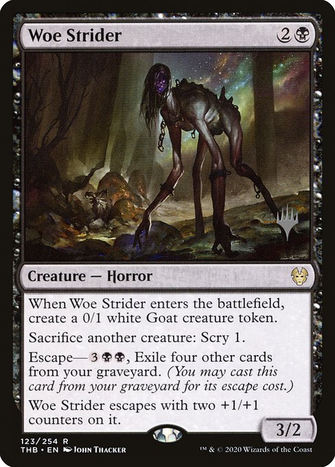 Magic the Gathering Card - Woe Strider - MTG Circle