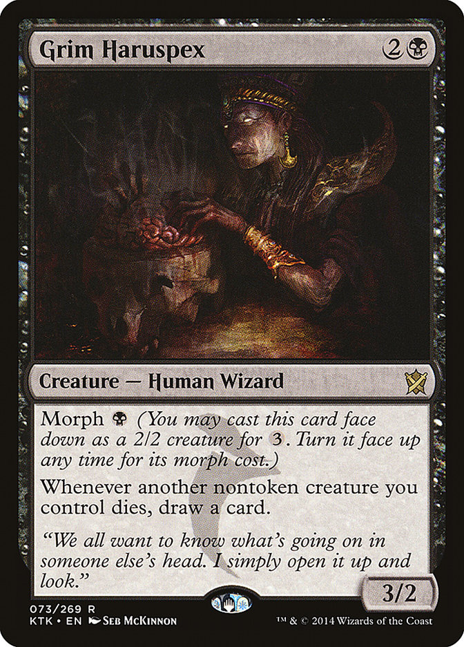 Magic the Gathering Card - Grim Haruspex - MTG Circle