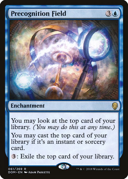 Magic the Gathering Card - Precognition Field - MTG Circle