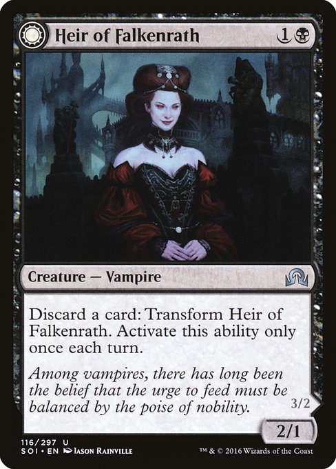 Magic the Gathering Card - Heir of Falkenrath - MTG Circle