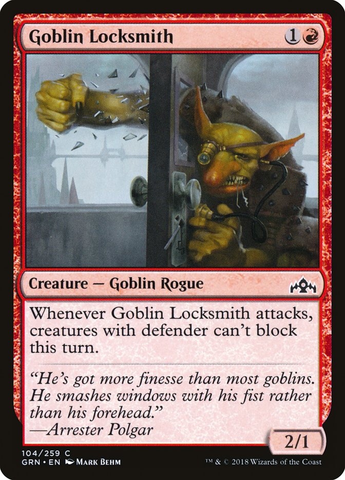Magic the Gathering Card - Goblin Locksmith - MTG Circle
