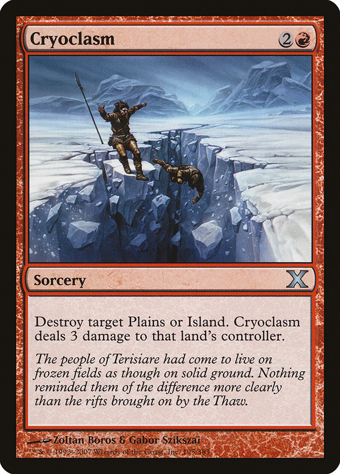 Magic the Gathering Card - Cryoclasm - MTG Circle