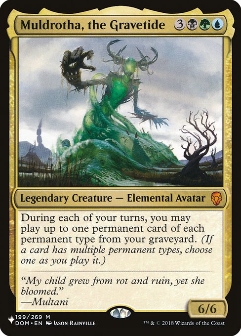 Magic the Gathering Card - Muldrotha, the Gravetide - MTG Circle