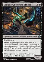 Magic the Gathering Card - Scorpion, Seething Striker - MTG Circle