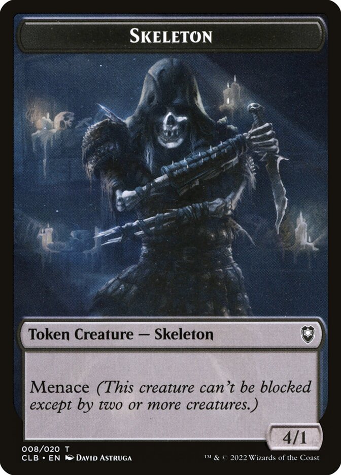 Magic the Gathering Card - Skeleton - MTG Circle