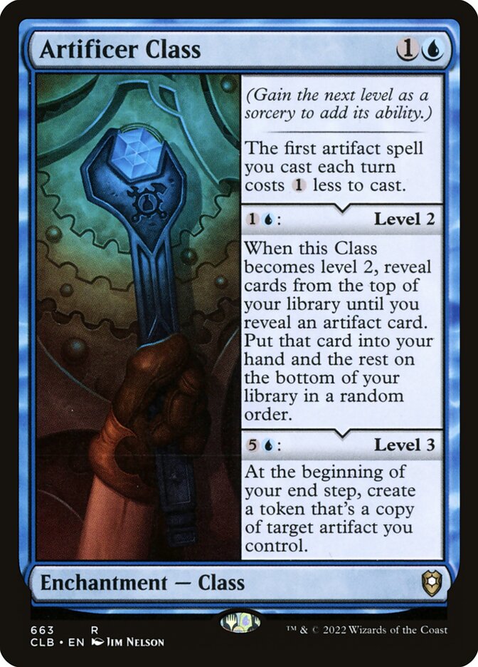 Magic the Gathering Card - Artificer Class - MTG Circle