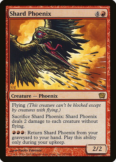 Magic the Gathering Card - Shard Phoenix - MTG Circle