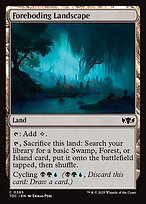 Magic the Gathering Card - Foreboding Landscape - MTG Circle