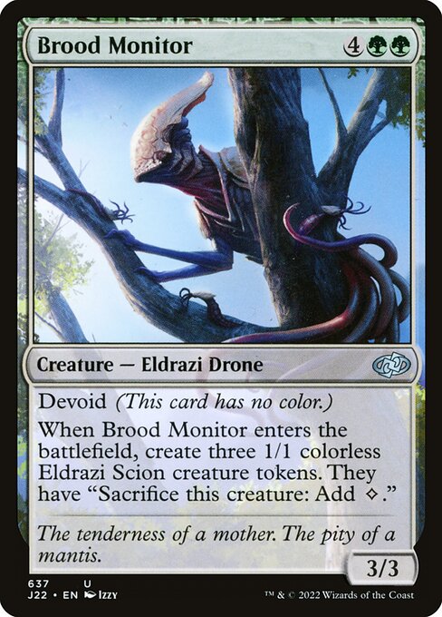 Magic the Gathering Card - Brood Monitor - MTG Circle