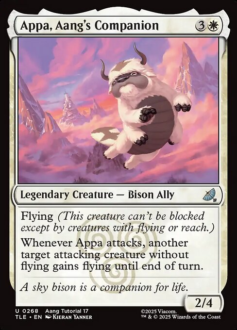 Magic the Gathering Card - Appa, Aang's Companion - MTG Circle