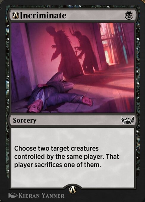 Magic the Gathering Card - A-Incriminate - MTG Circle