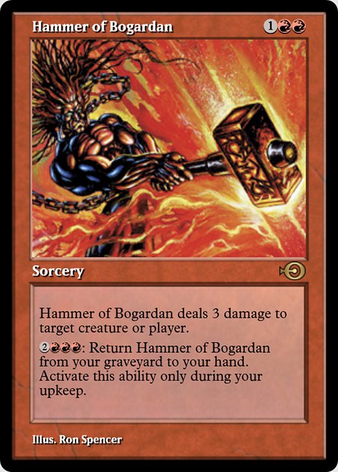 Magic the Gathering Card - Hammer of Bogardan - MTG Circle