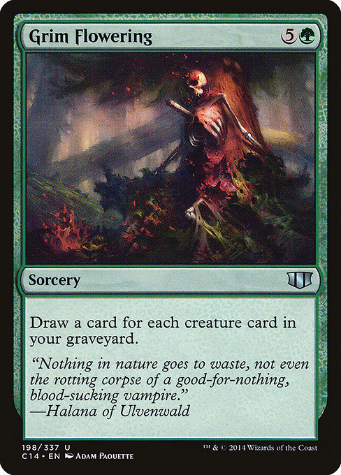 Magic the Gathering Card - Grim Flowering - MTG Circle