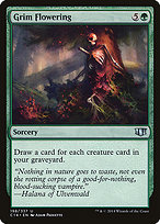 Magic the Gathering Card - Grim Flowering - MTG Circle