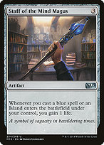 Magic the Gathering Card - Staff of the Mind Magus - MTG Circle