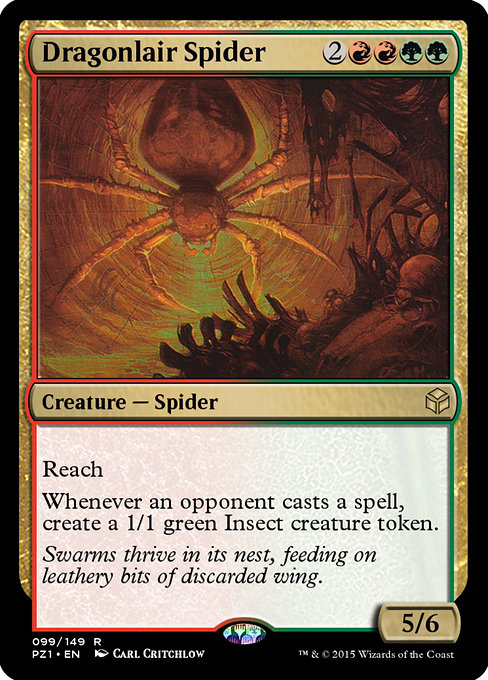 Magic the Gathering Card - Dragonlair Spider - MTG Circle