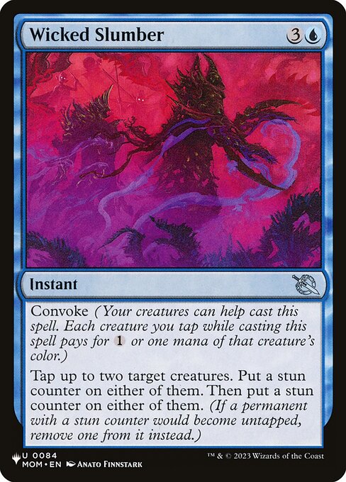 Magic the Gathering Card - Wicked Slumber - MTG Circle