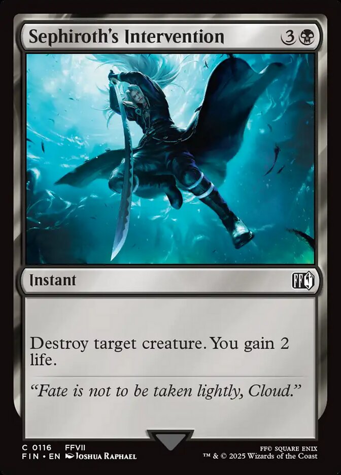Magic the Gathering Card - Sephiroth's Intervention - MTG Circle
