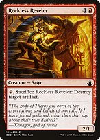 Magic the Gathering Card - Reckless Reveler - MTG Circle