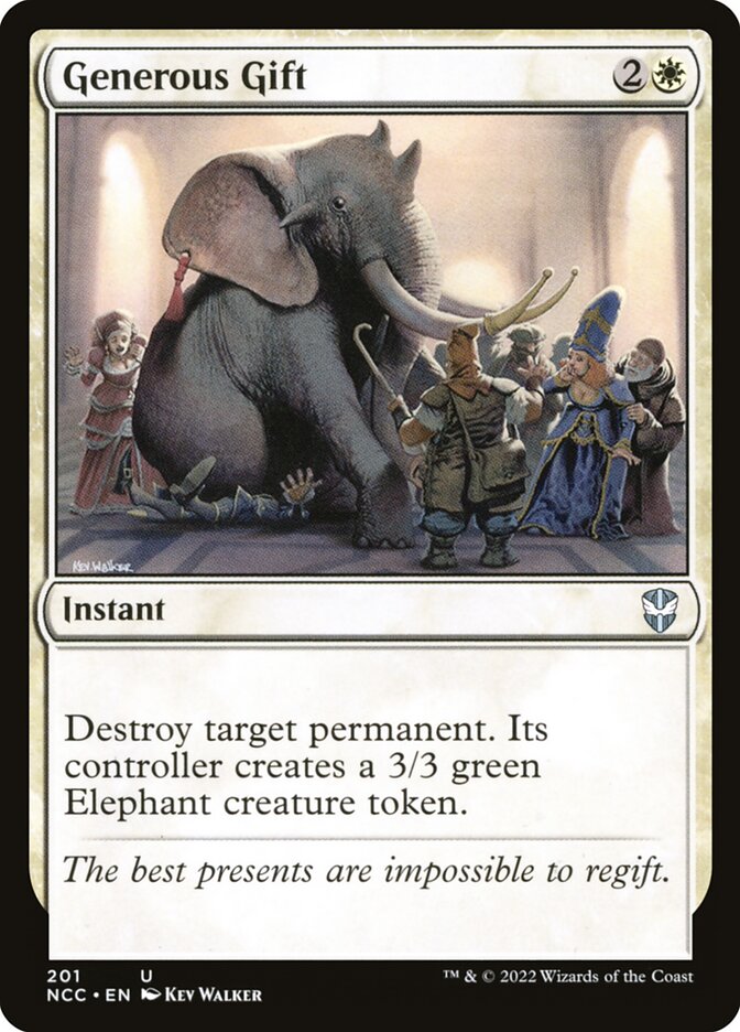 Magic the Gathering Card - Generous Gift - MTG Circle