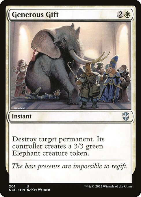 Magic the Gathering Card - Generous Gift - MTG Circle