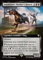 Magic the Gathering Card - Interceptor, Shadow's Hound - MTG Circle
