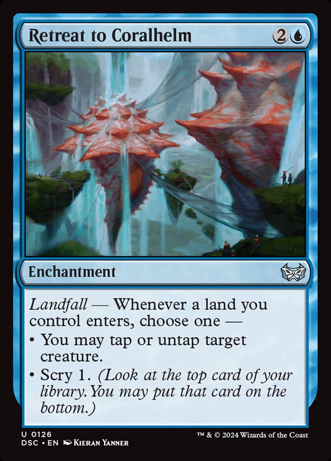Magic the Gathering Card - Retreat to Coralhelm - MTG Circle