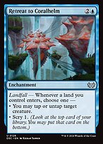 Magic the Gathering Card - Retreat to Coralhelm - MTG Circle