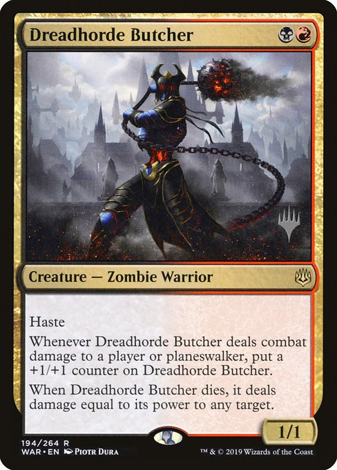 Magic the Gathering Card - Dreadhorde Butcher - MTG Circle