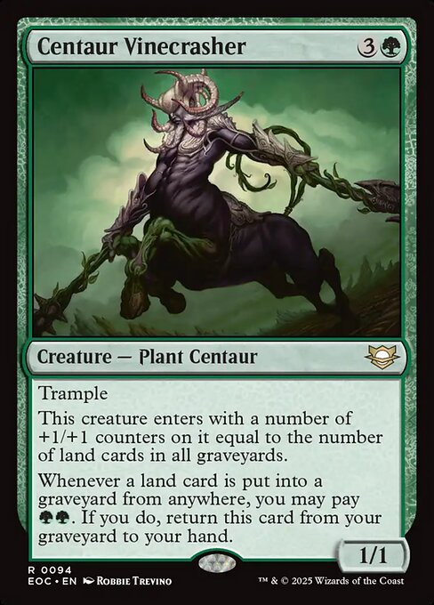 Magic the Gathering Card - Centaur Vinecrasher - MTG Circle