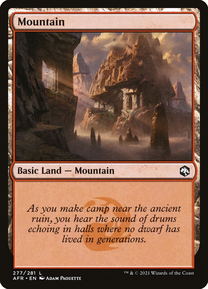 Magic the Gathering Card - Mountain - MTG Circle