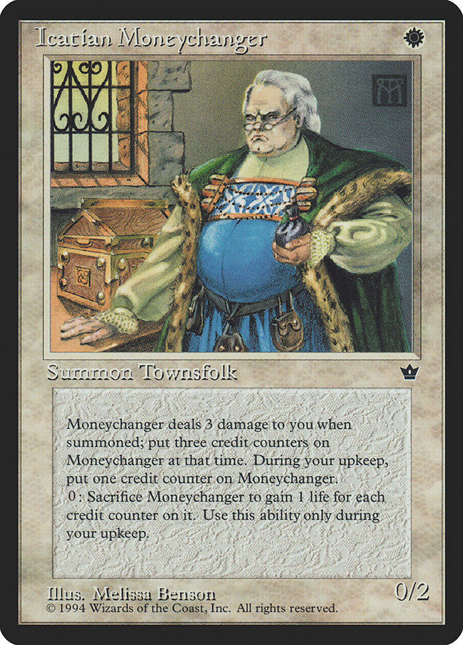 Magic the Gathering Card - Icatian Moneychanger - MTG Circle