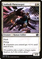 Magic the Gathering Card - Ambush Paratrooper - MTG Circle