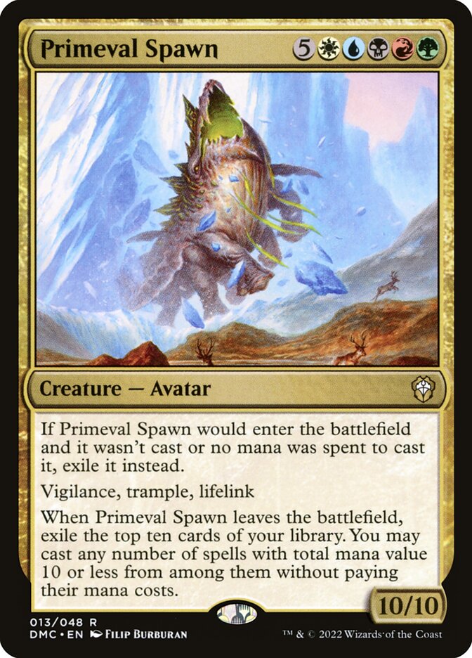 Magic the Gathering Card - Primeval Spawn - MTG Circle