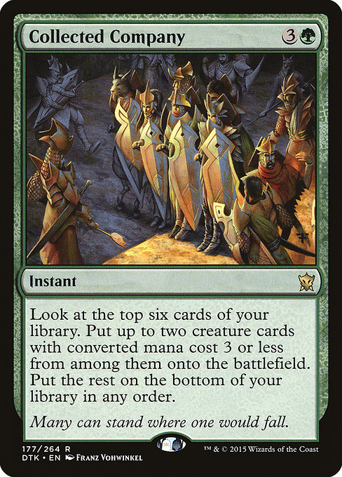 Magic the Gathering Card - Collected Company - MTG Circle