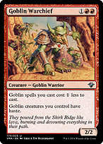 Magic the Gathering Card - Goblin Warchief - MTG Circle