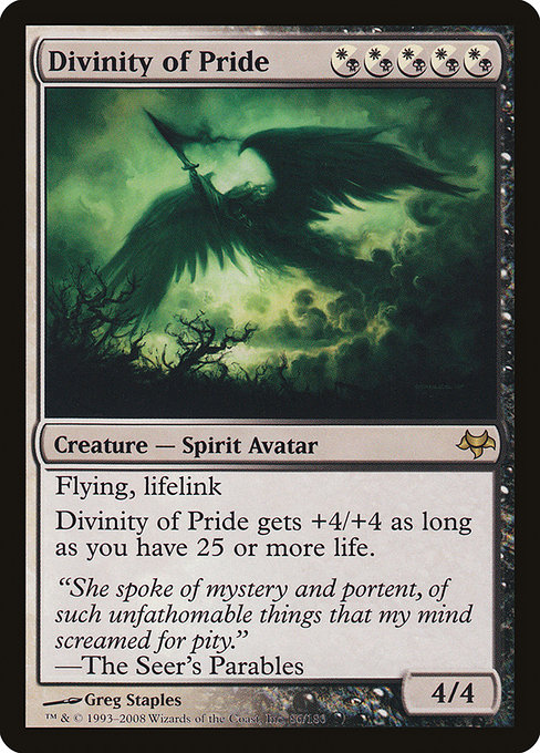 Magic the Gathering Card - Divinity of Pride - MTG Circle