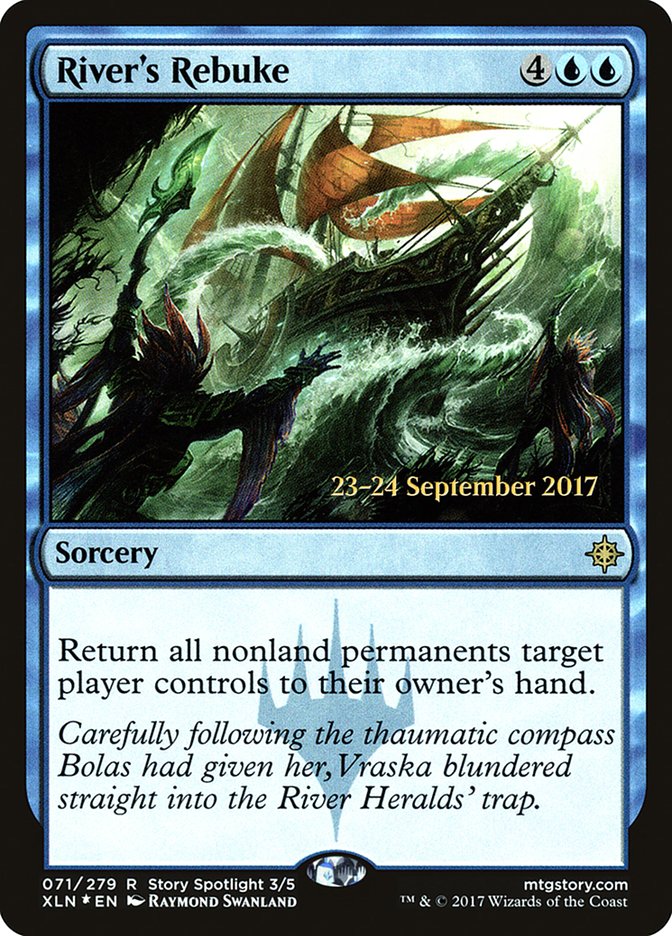 Magic the Gathering Card - River's Rebuke - MTG Circle