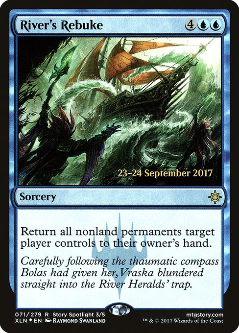 Magic the Gathering Card - River's Rebuke - MTG Circle