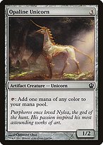 Magic the Gathering Card - Opaline Unicorn - MTG Circle