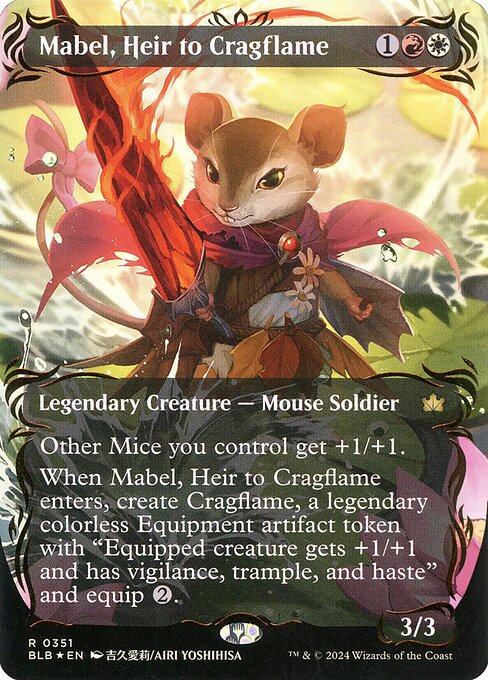Magic the Gathering Card - Mabel, Heir to Cragflame - MTG Circle