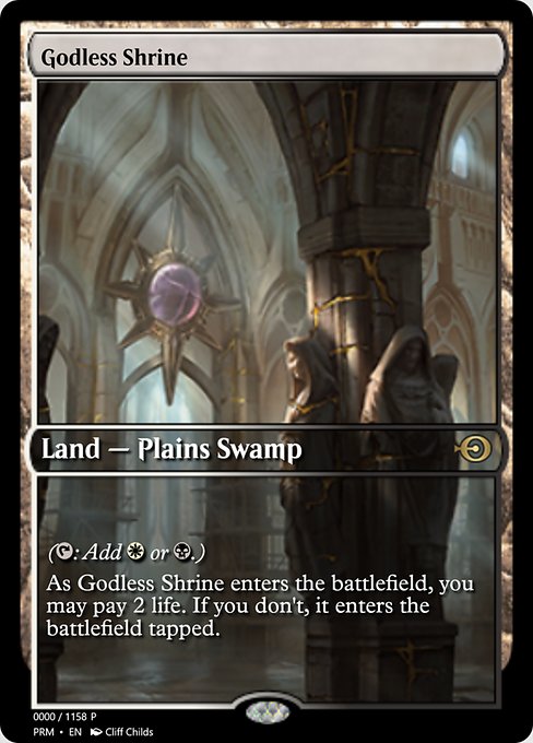 Magic the Gathering Card - Godless Shrine - MTG Circle