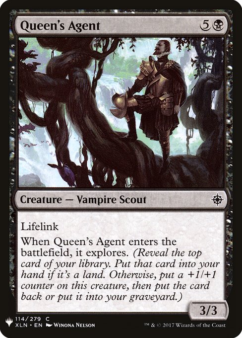 Magic the Gathering Card - Queen's Agent - MTG Circle